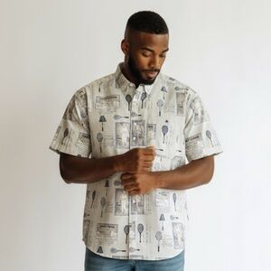 NAUTICA - SZ. LARGE - VINTAGE 90’s -AMERICAN LAWN TENNIS - EXCELLENT CONDITION